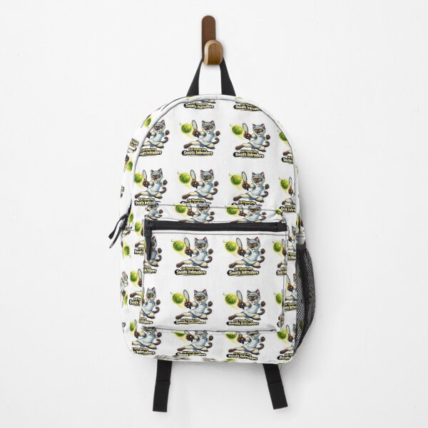 Item preview, Cat Tennis Pro Swats Intruders — Funny Siamese Cat Sticker designed and sold by Gentlestate.
