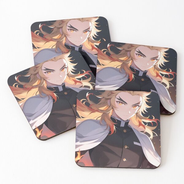 Item preview, Kyojuro Rengoku Demon Slayer Night Glow Flame Hashira designed and sold by Spraykart.