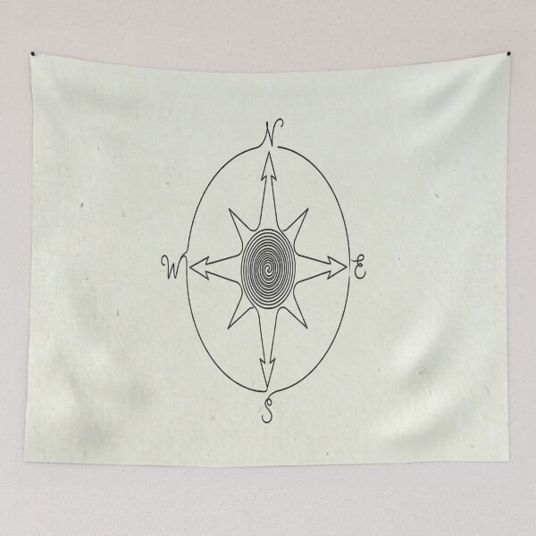 Item preview, Minimal Line Art-Compass designed and sold by DinsignStudio.