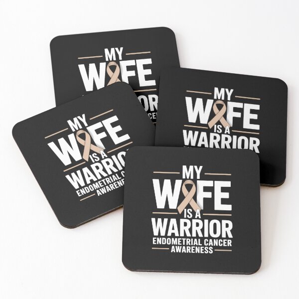 Item preview, My Wife is a Warrior Endometrial Cancer Awareness designed and sold by EllenJast.