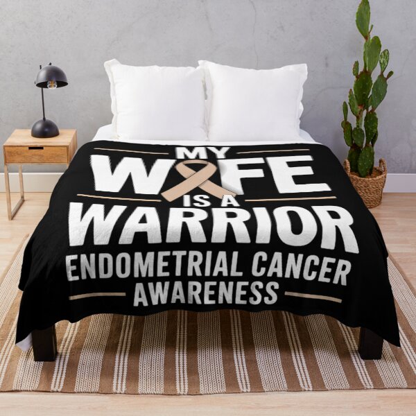 Item preview, My Wife is a Warrior Endometrial Cancer Awareness designed and sold by EllenJast.