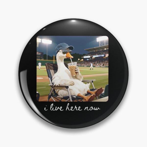 Item preview, I live here now Goose Funny Ballfield designed and sold by koffmannohe.