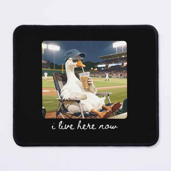 Item preview, I live here now Goose Funny Ballfield designed and sold by koffmannohe.