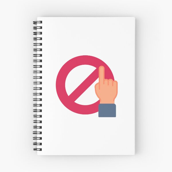 Item preview, Stop Don't Touch Hand - Warning Gesture Sticker for Boundaries & Safety designed and sold by Tr Creative Design.