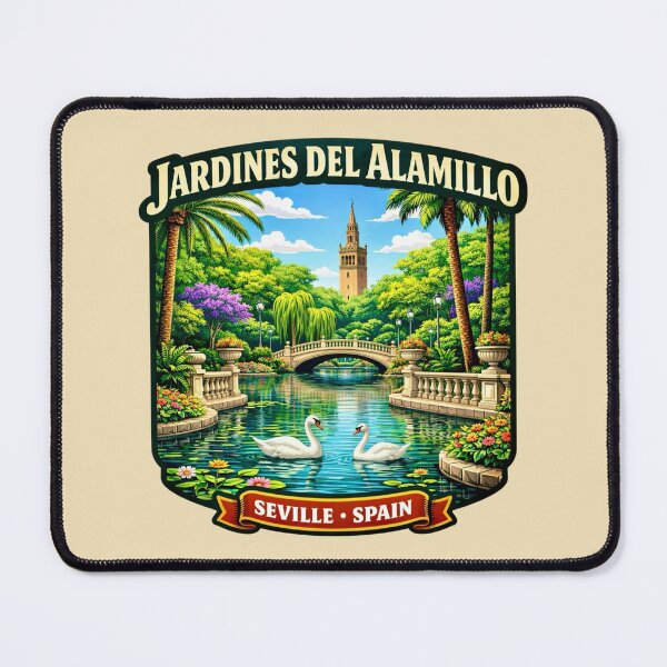 Item preview, Jardines del Alamillo, Seville, Spain designed and sold by Myra365Art.