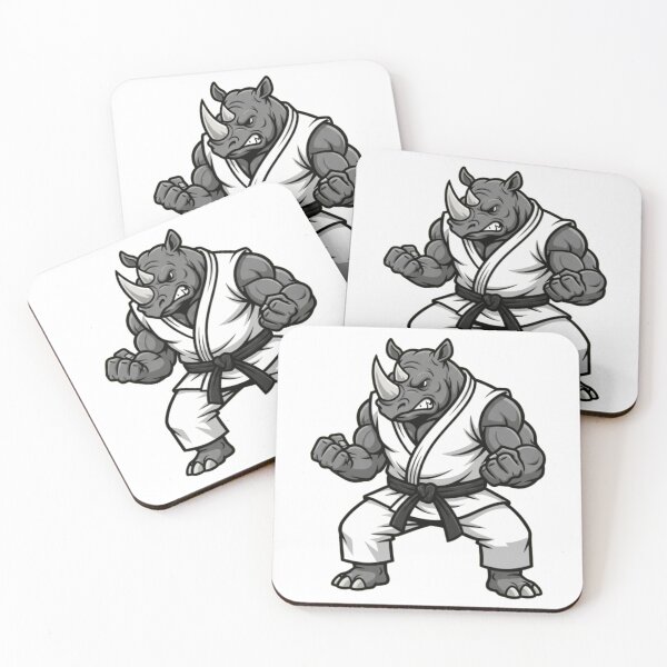 Item preview, Rhino Martial Artist Karate Black Belt Master designed and sold by k3rstman1.