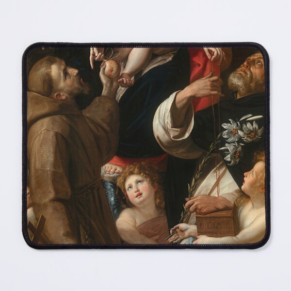 Item preview, Madonna Child Saints Angels Procaccini Baroque Religious Art designed and sold by TheSoulOfArt.