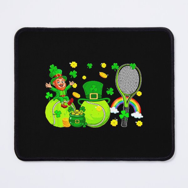 Item preview, Lucky Tennis St Patricks Day Funny Leprechaun Tennis designed and sold by WayTBeenkenArt.
