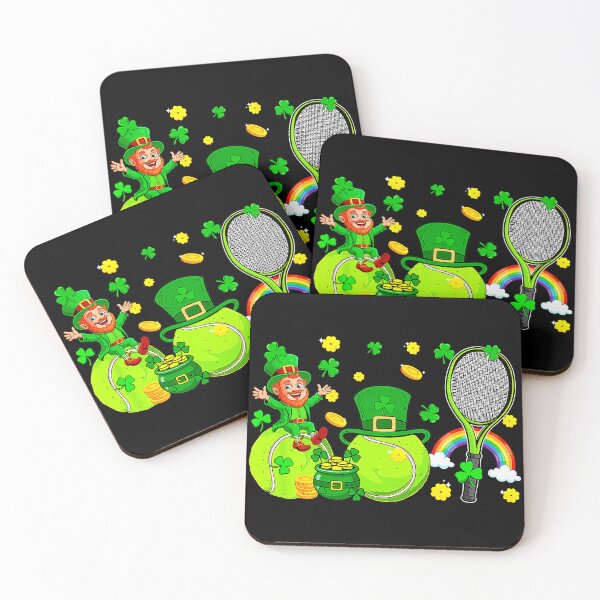 Item preview, Lucky Tennis St Patricks Day Funny Leprechaun Tennis designed and sold by WayTBeenkenArt.