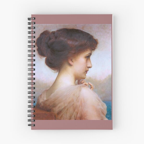 Item preview, Sappho in profile, poetic muse by Adolphe Piot designed and sold by L'Atelier 1888.