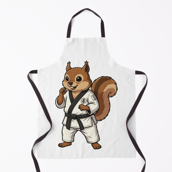 Item preview, Cute Karate Squirrel Martial Artist Black Belt designed and sold by k3rstman1.