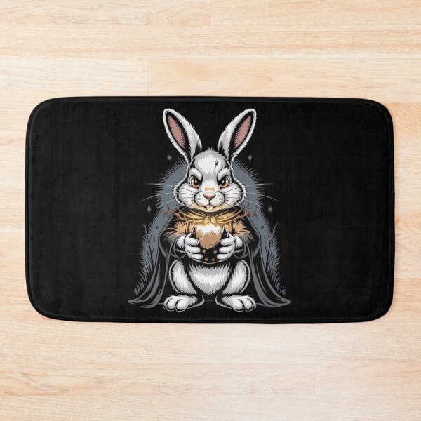 Item preview, Dark Easter Bunny – Gothic Villain Rabbit Cloak Glowing Egg Horror Tee designed and sold by DarylWelsh2024.