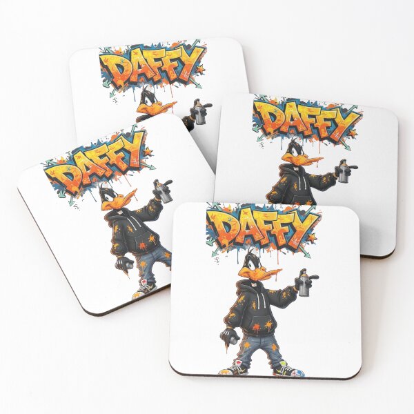 Item preview, Daffy Tom Chaos Tee – Duck vs Cat Cartoon Mayhem! designed and sold by Ulikedigital14.