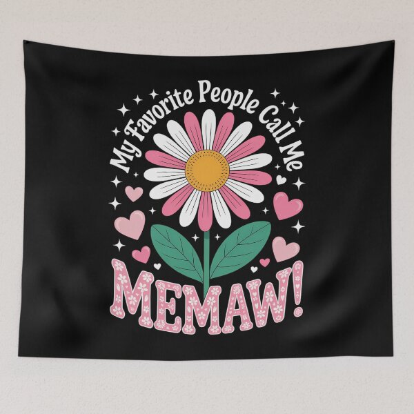 Item preview, My Favorite People Call Me Memaw Cute Flower Mothers Day designed and sold by EllenJast.