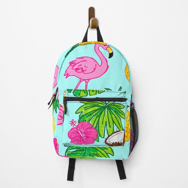 Item preview, Tropical Summer Hand-Drawn Pattern – Pineapples, Watermelons & Flamingos designed and sold by skysshobu.