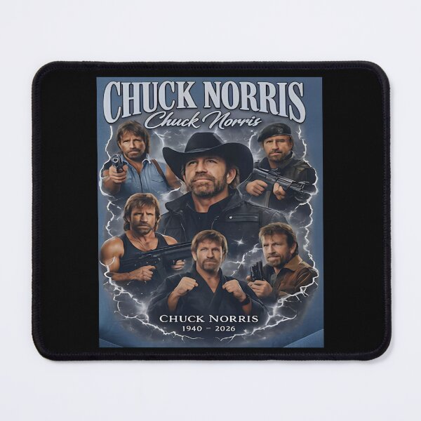 Item preview, Chuck Norris 1946-2026, Rest In Power Western Legend Patriotic, Cowboy Vintage Tribute  designed and sold by HyphThonia.