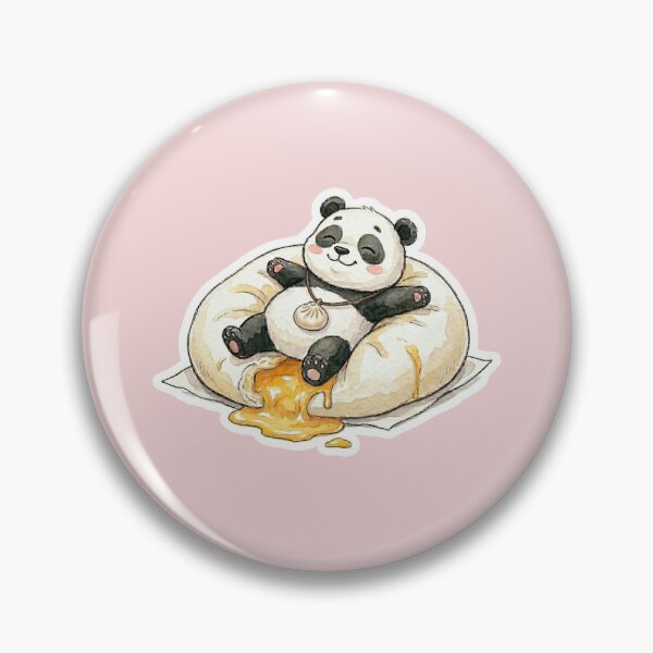 Item preview, Lava Bun Bliss - Lazy Panda Lounging designed and sold by NicoleLeung028.
