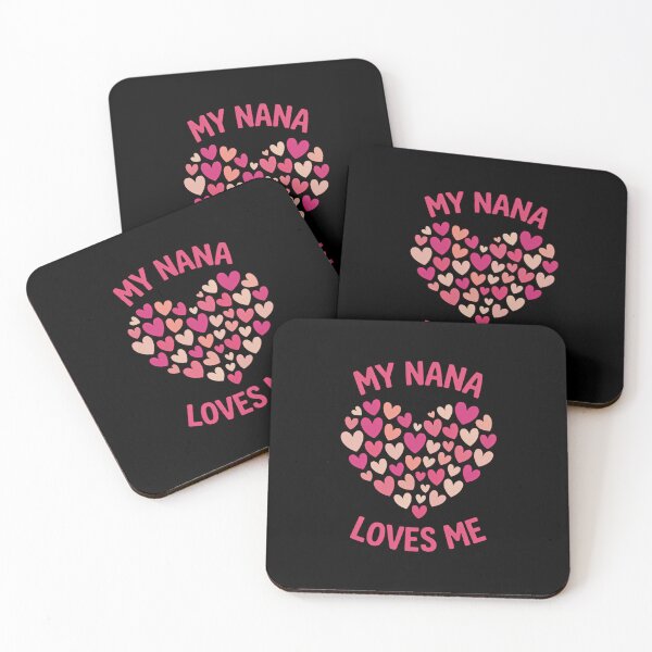 Item preview, My Nana Loves Me Valentine Hearts designed and sold by EllenJast.