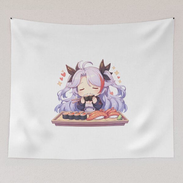 Item preview, Prinz Eugen Azur Lane Chibi Sushi Cozy Hearts designed and sold by Spraykart.