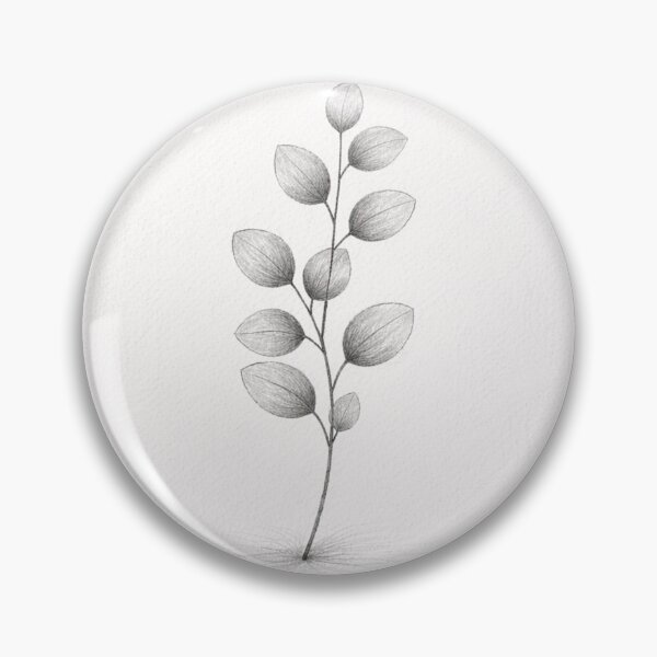 Item preview, Minimalist Eucalyptus Branch Charcoal Drawing – Elegant Botanical Line Art designed and sold by DrizzyV.