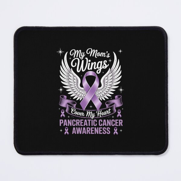 Item preview, My Mom's Wings Cover My Heart Pancreatic Cancer Awareness designed and sold by EllenJast.