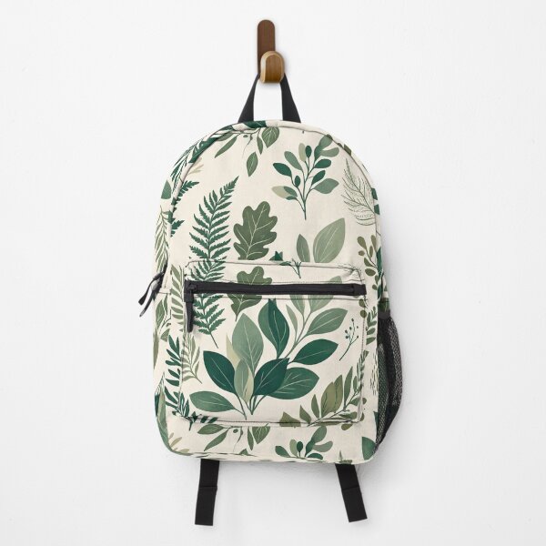 Item preview, Forest Botanical Pattern – Elegant Green Seamless Design designed and sold by OpenDreamArts.