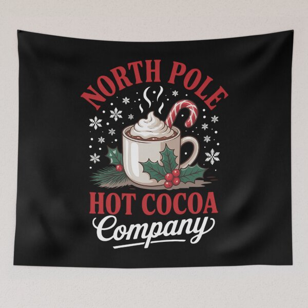 Item preview, North Pole Hot Cocoa Company Hot Chocolate Christmas designed and sold by EllenJast.