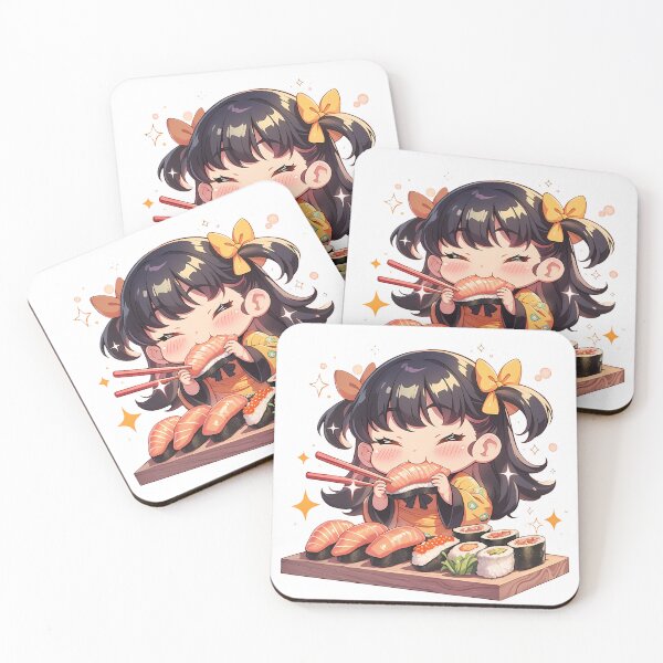Item preview, Karen Araragi Bakemonogatari Chibi Sushi Sparkle Mood designed and sold by Spraykart.