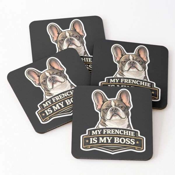 Item preview, Frenchie Humor Collection – My Frenchie Is My Boss Funny Dog Owner Design designed and sold by Frenchie Fever.