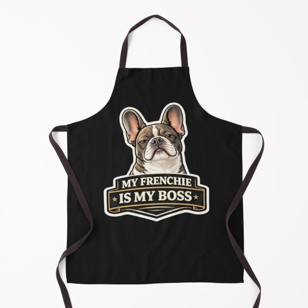 Item preview, Frenchie Humor Collection – My Frenchie Is My Boss Funny Dog Owner Design designed and sold by Frenchie Fever.