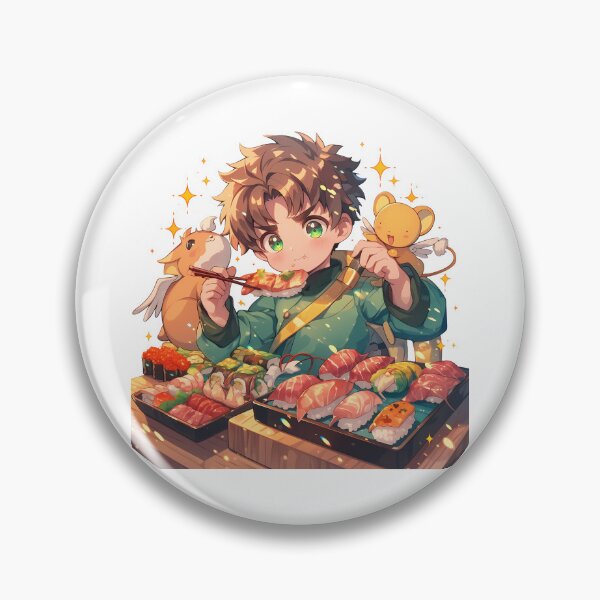 Item preview, Syaoran Li Cardcaptor Sakura Chibi Sushi Focus Mode designed and sold by Spraykart.