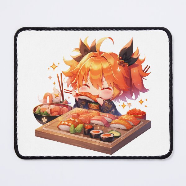 Item preview, Gudako Fate Grand Order Chibi Sushi Feast Sparkles designed and sold by Spraykart.