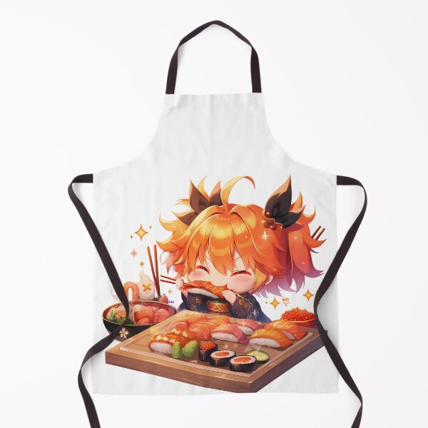 Item preview, Gudako Fate Grand Order Chibi Sushi Feast Sparkles designed and sold by Spraykart.