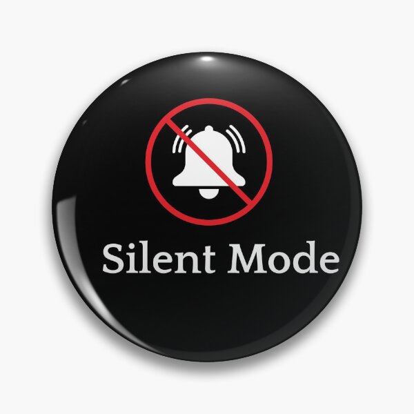 Item preview, Silent Mode | Introvert Aesthetic | Minimal Quiet Life Design designed and sold by NeonGrain.