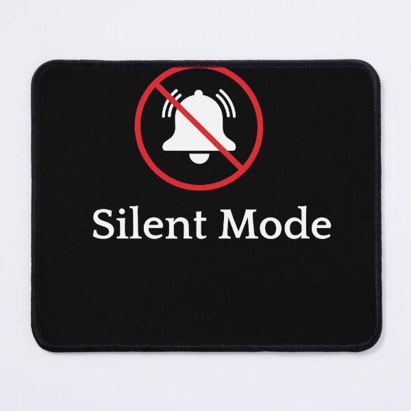 Item preview, Silent Mode | Introvert Aesthetic | Minimal Quiet Life Design designed and sold by NeonGrain.