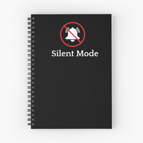 Item preview, Silent Mode | Introvert Aesthetic | Minimal Quiet Life Design designed and sold by NeonGrain.