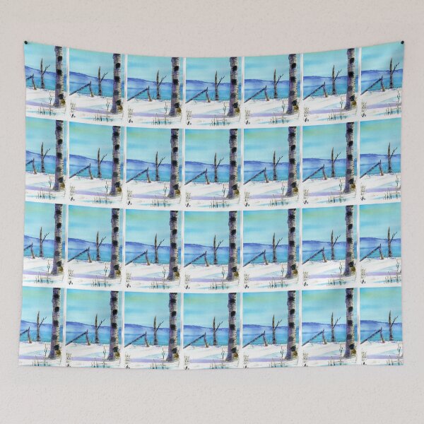 Item preview, Birch tree watercolor designed and sold by Marko Ivancevic.
