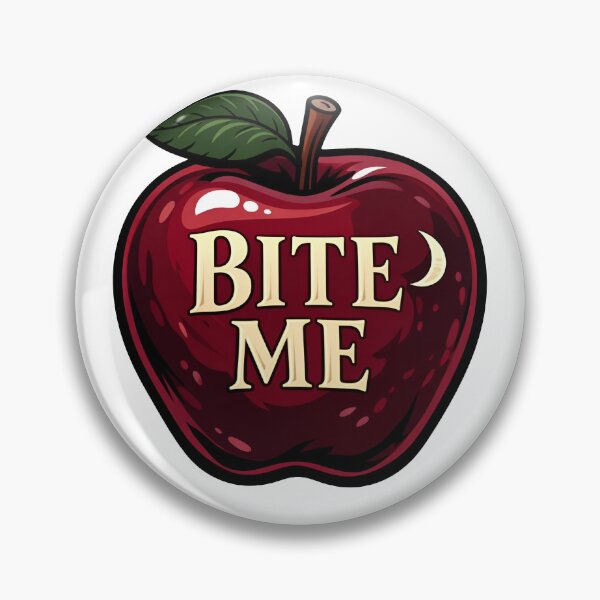 Item preview, Bite Me Apple Design, Dark Fairytale Aesthetic, Spicy Fantasy Book Lover Art designed and sold by unboxdesign.