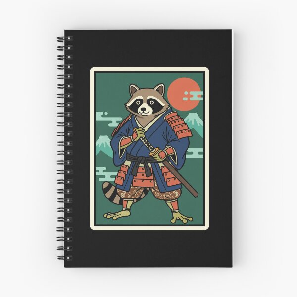 Item preview, Samurai Raccoon Japanese Style Warrior Animal  designed and sold by JordynLadukeg65.