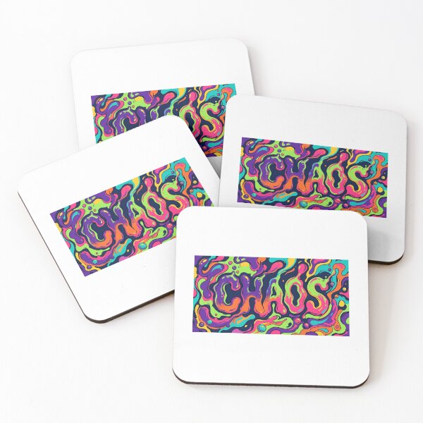 Item preview, Chaos Distorted Liquid Typography Melting Font designed and sold by SRXTees.