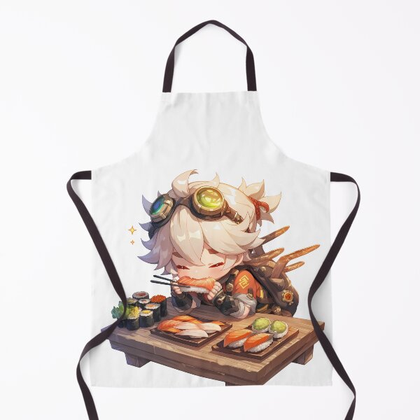Item preview, Bennett Genshin Impact Chibi Sushi Lucky Bite designed and sold by Spraykart.