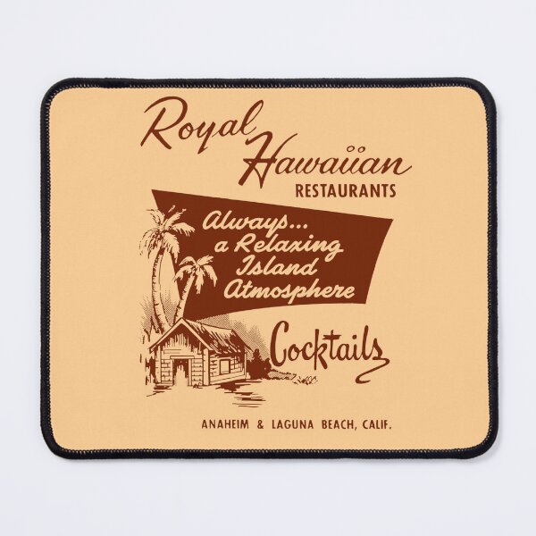 Item preview, Vintage Royal Hawaiian Restaurants Cocktails 'Always a relaxing island atmosphere'. designed and sold by retropetrol.