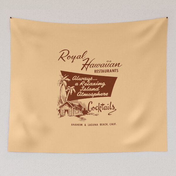 Item preview, Vintage Royal Hawaiian Restaurants Cocktails 'Always a relaxing island atmosphere'. designed and sold by retropetrol.