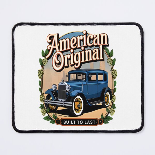 Item preview, Model A blue Vintage American Classic Car designed and sold by HyphThonia.