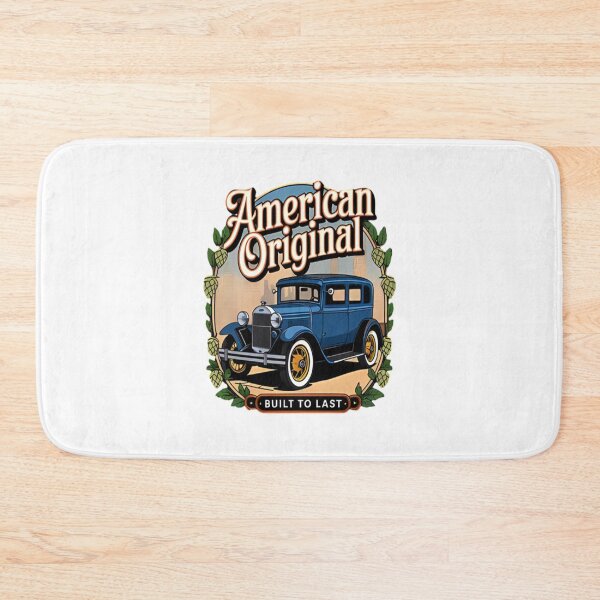 Item preview, Model A blue Vintage American Classic Car designed and sold by HyphThonia.