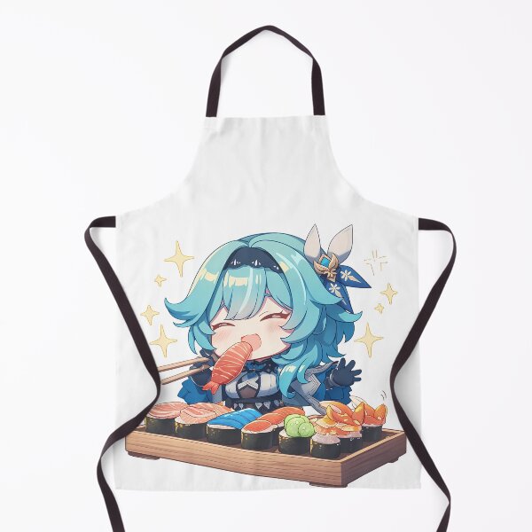 Item preview, Eula Genshin Impact Chibi Sushi Sparkle Bite designed and sold by Spraykart.