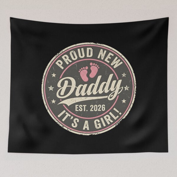Item preview, Proud New Dad I'ts a Girl Est 2026 First Time Dad Father Day designed and sold by OlakunleOloroz.