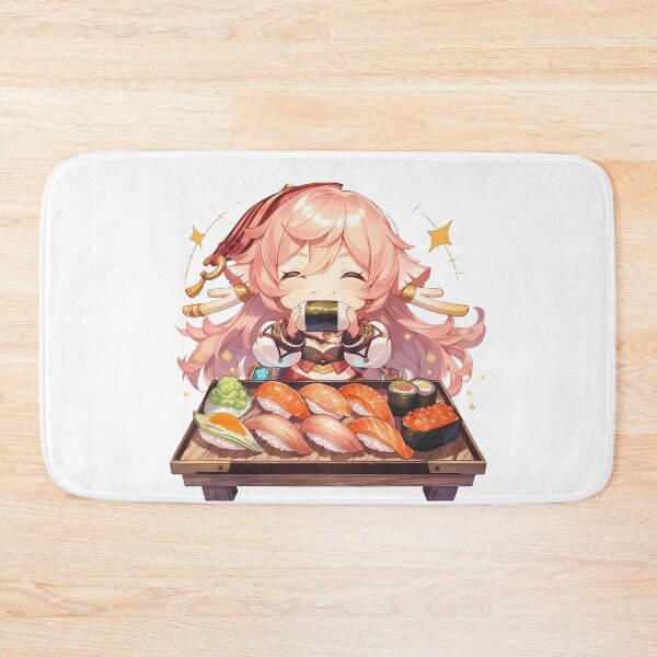 Item preview, Copy of Eula Genshin Impact Chibi Sushi Sparkle Bite designed and sold by Spraykart.