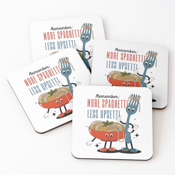 Item preview, More Spaghetti Less Upsetti Youth Graphic, Kids Positive Message Foodie Lover Mental Health designed and sold by HyphThonia.