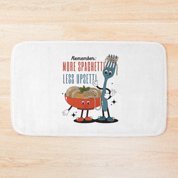 Item preview, More Spaghetti Less Upsetti Youth Graphic, Kids Positive Message Foodie Lover Mental Health designed and sold by HyphThonia.